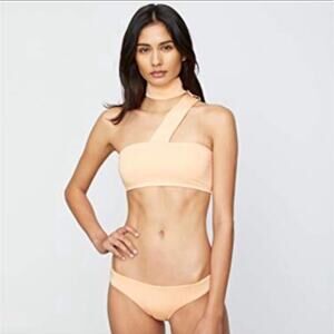 NWT Onia Mia Bikini Top in Salmon | Size Large